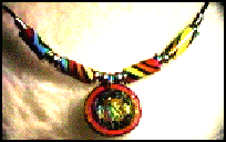 a necklace       